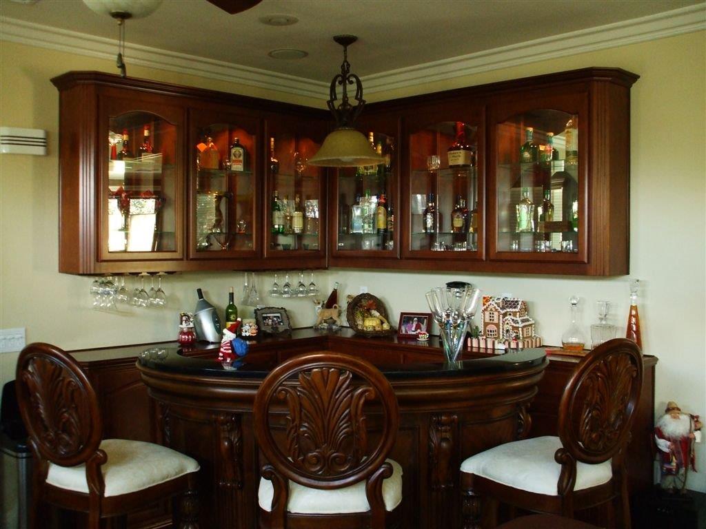 Home Built in Bar Cabinets
