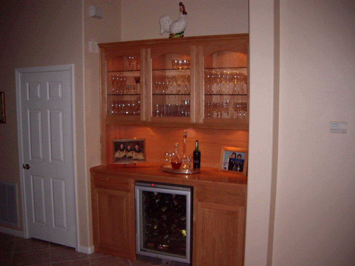 Built In Home Bar Cabinets In Southern California Woodwork Creations