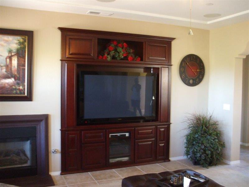 Custom entertainment centers and wall units