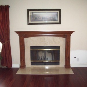 Fireplace mantel