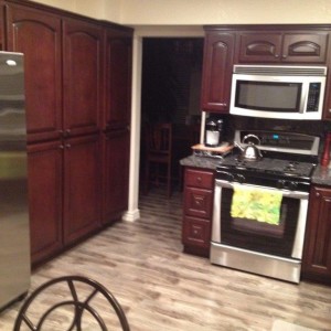 New kitchen cabinets with pantry