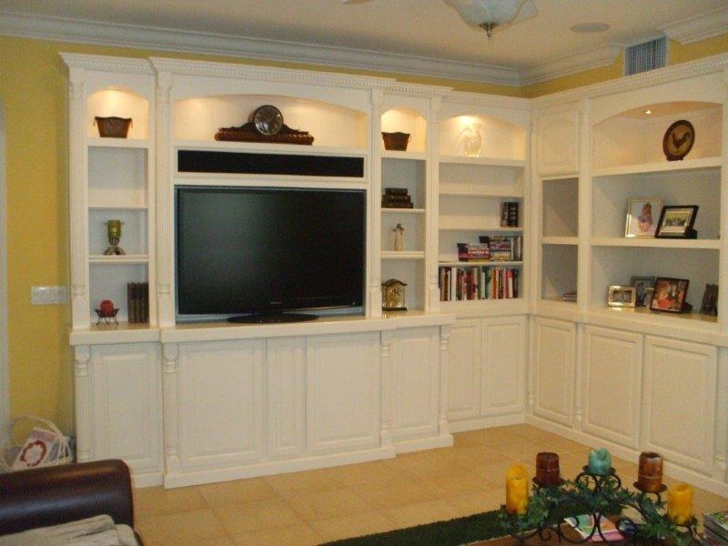 Entertainment centers and wall units designed while you watch