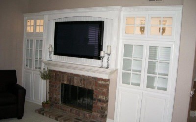 White cabinets