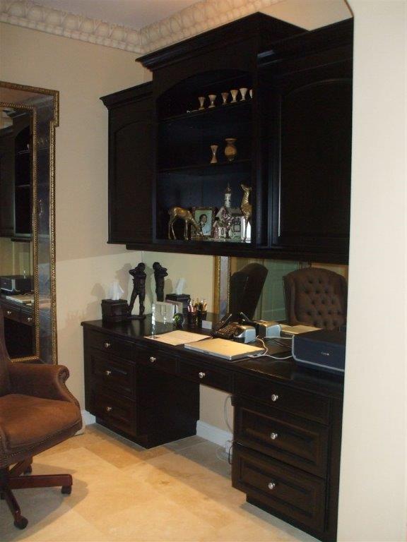 Custom Home Office Cabinets and Built In Desks