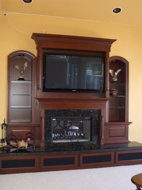 Custom Built In Entertainment Center 1 Woodwork Creations