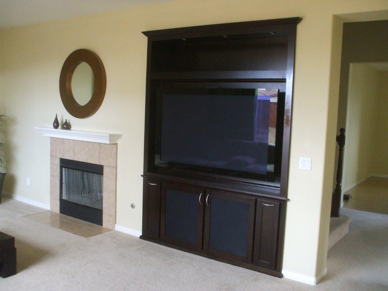 Custom Built In Entertainment Center 233 Woodwork Creations