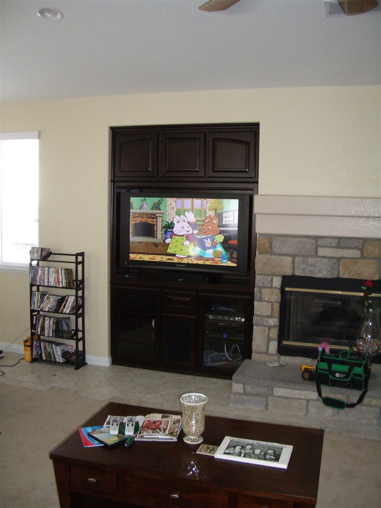 Custom Built In Entertainment Center 313 Woodwork Creations