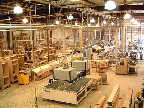 The factory where we build our custom cabinets
