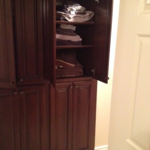 Linen cabinets